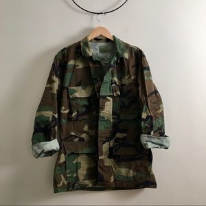 Authentic Camo Military Jacket